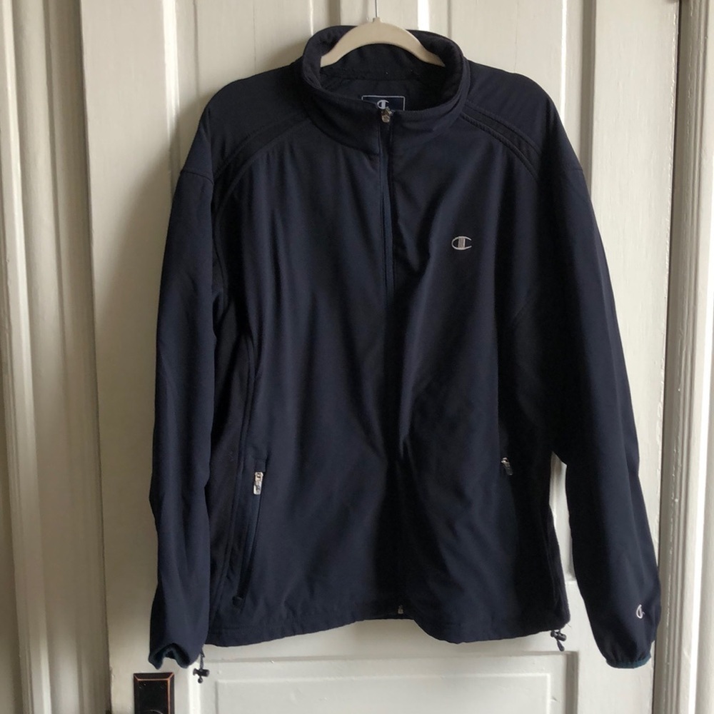 Champion Men's Full Zip Fleece Lined Jacket Size large